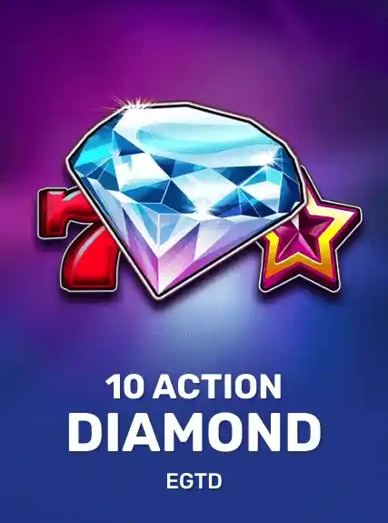 10 Action Diamond game tile